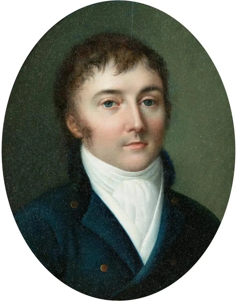 Retrato de Auguste de Lamoignon, filho de François-Chrétien de Lamoignon e Elisabeth Berryer - Louis-Léopold Boilly