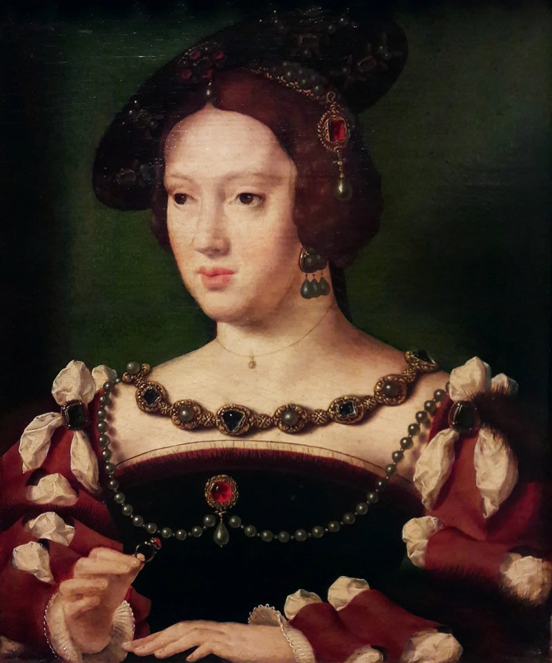 Retrato de Éléonore d'Áustria (1498-1558) - Joos van Cleve