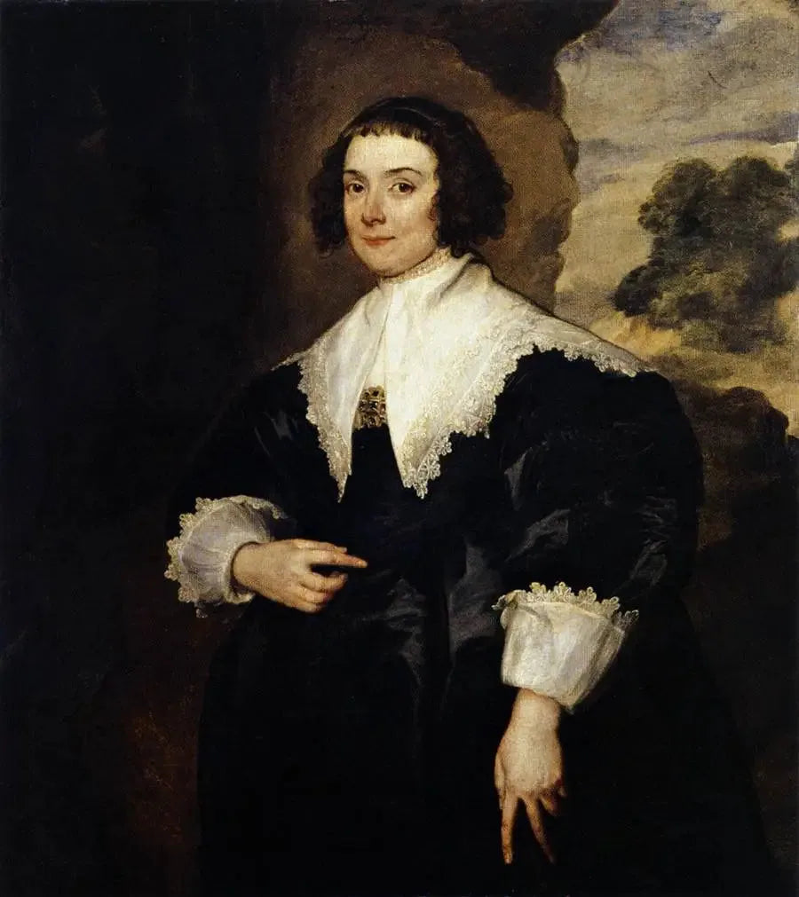 Retrato de Elisabeth van Assche, esposa de Justus van Meerstraeten - Antoine van Dyck