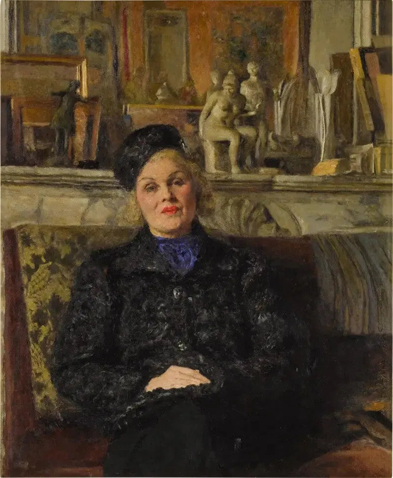 Retrato de Elvira Popesco - Édouard Vuillard