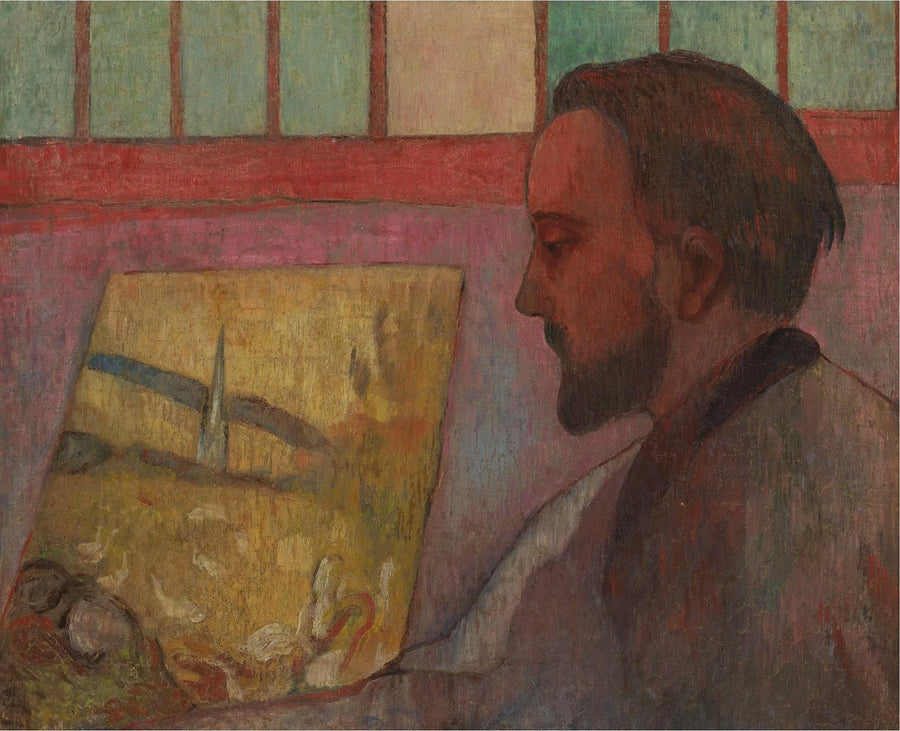 Retrato de Émile Schuffenecker - Émile Bernard