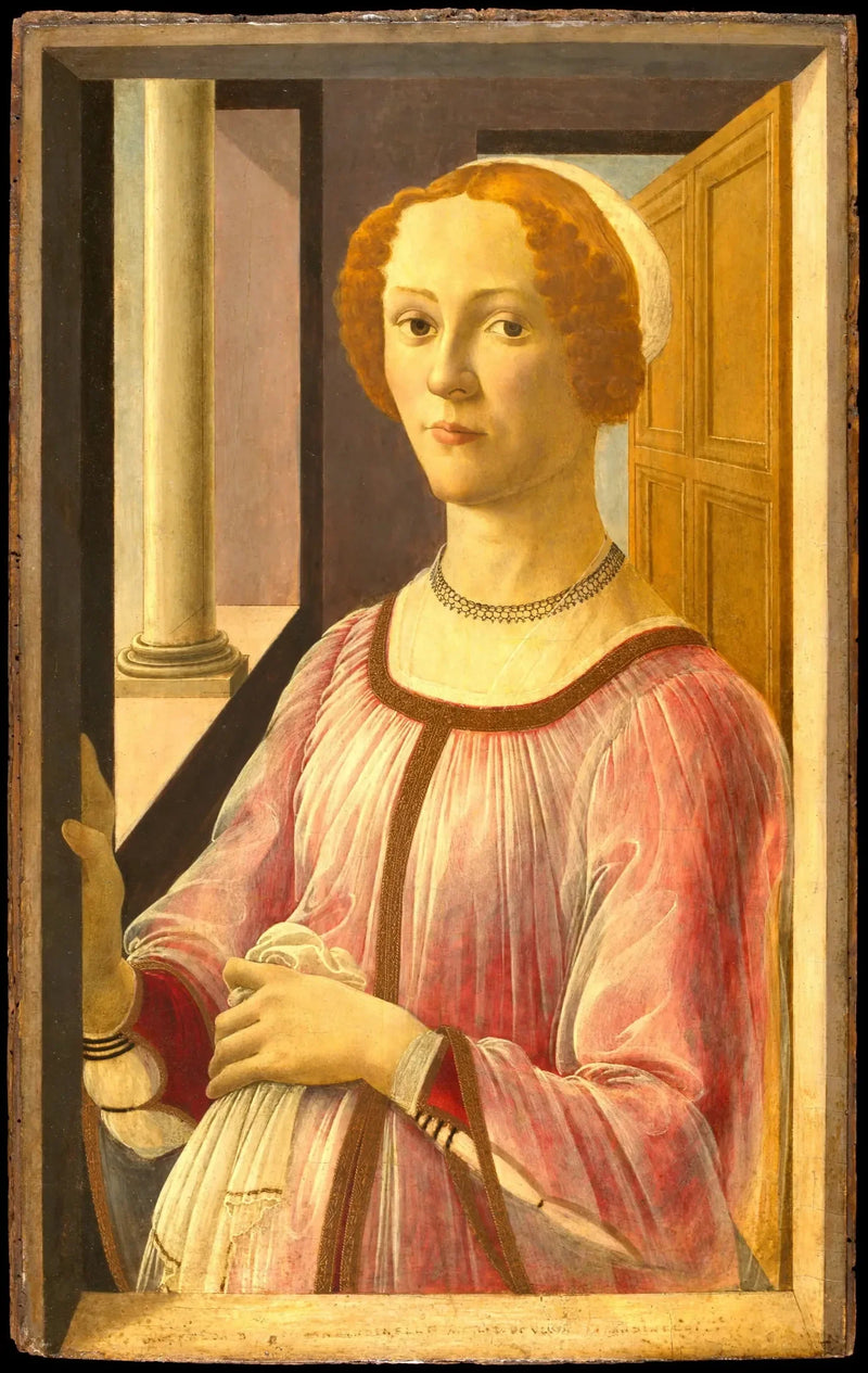Retrato de Esmeralda Brandini - Sandro Botticelli