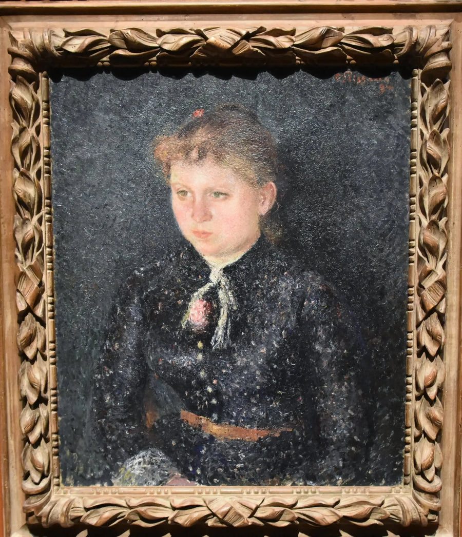Retrato de Eugénie Estruc, chamada Nini - Camille Pissarro