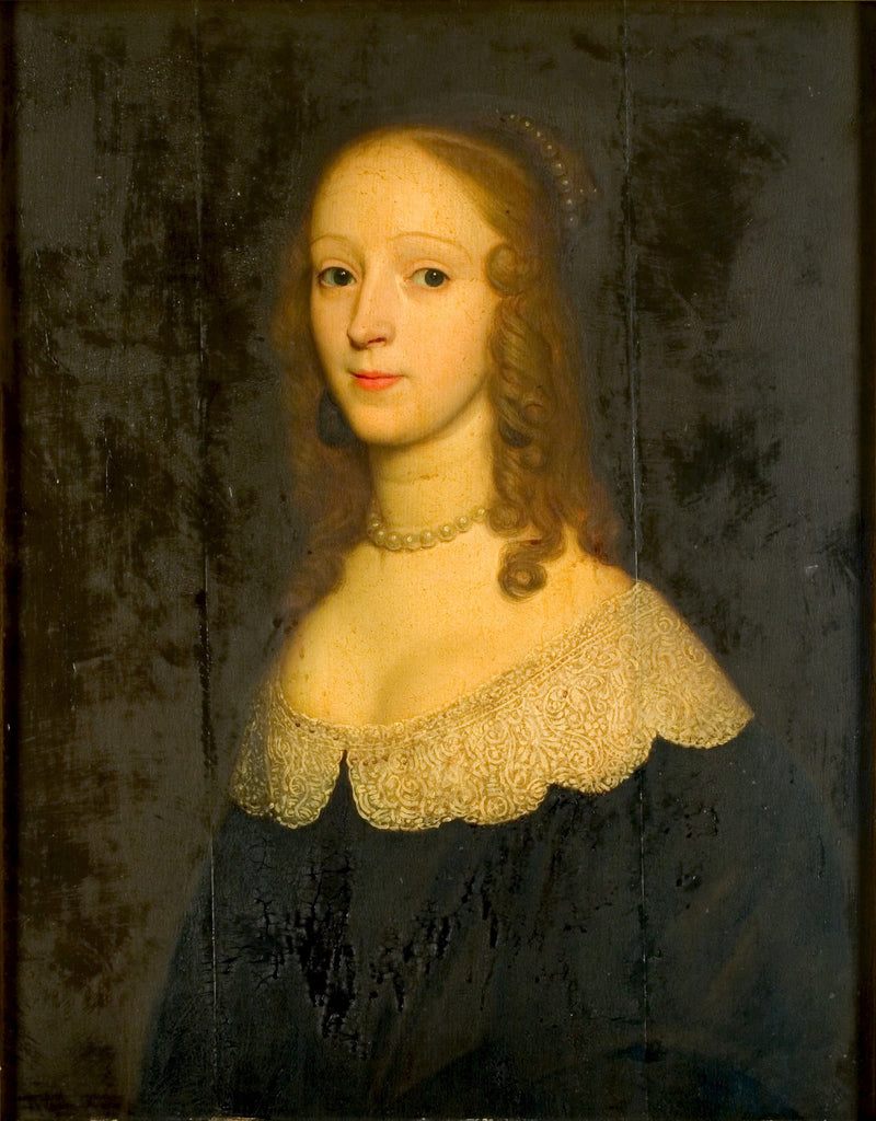 Retrato de Helena van Hoecklum com Spaansweerd (-1650) - Gerrit van Honthorst