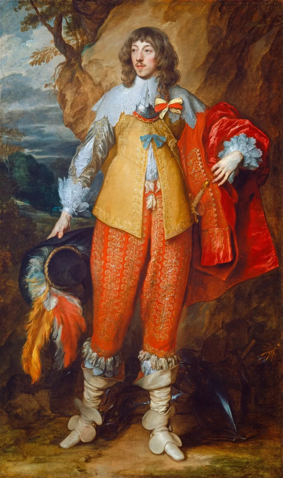 Retrato de Henrique II de Lorraine - Antoine van Dyck