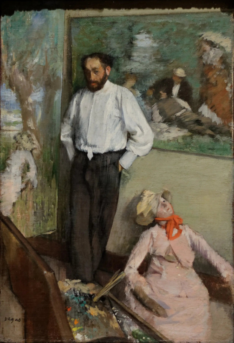 Retrato de Henri Michel-Lévy - Edgar Degas