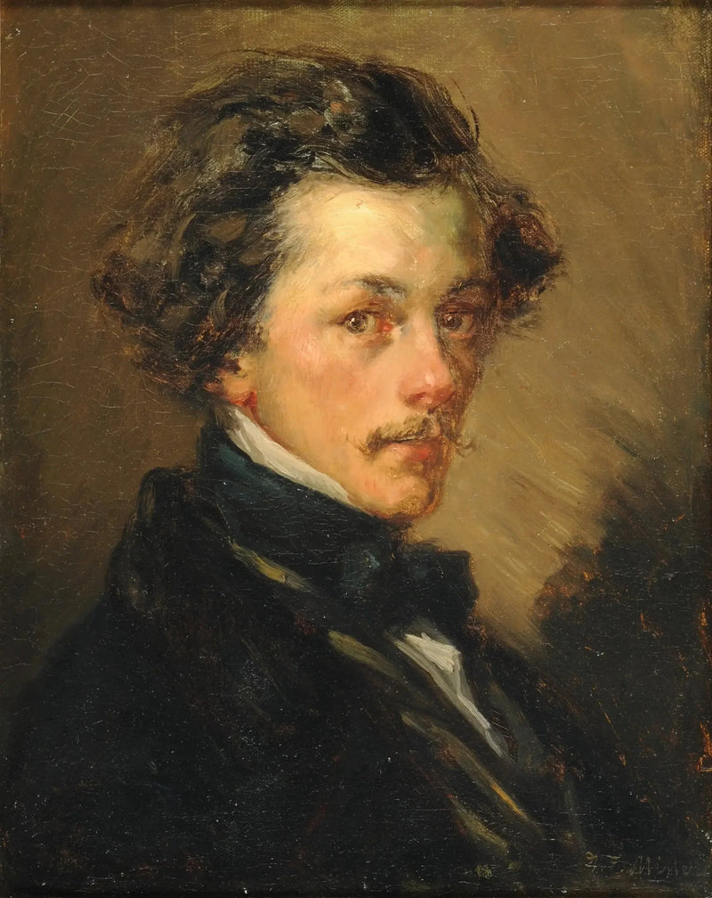 Retrato de homem anônimo - Jean-François Millet