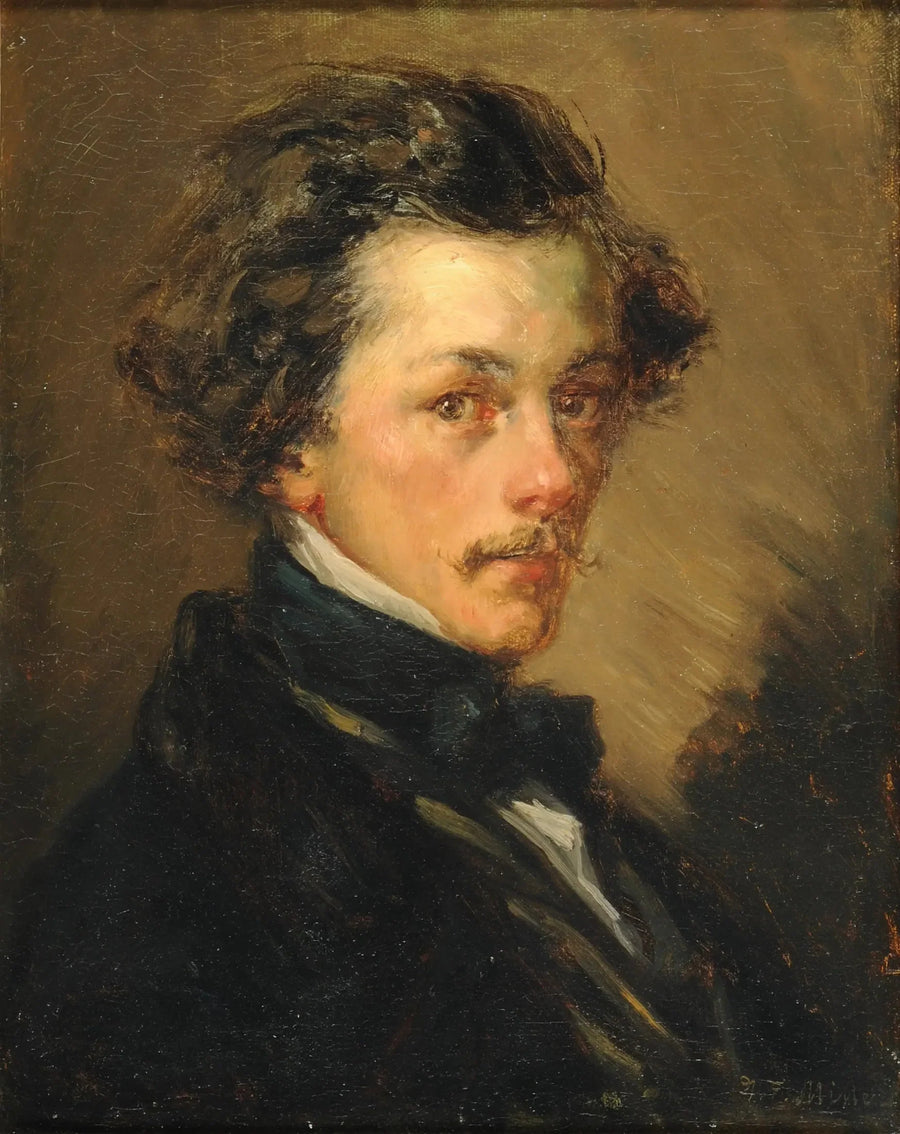 Retrato de homem anônimo - Jean-François Millet