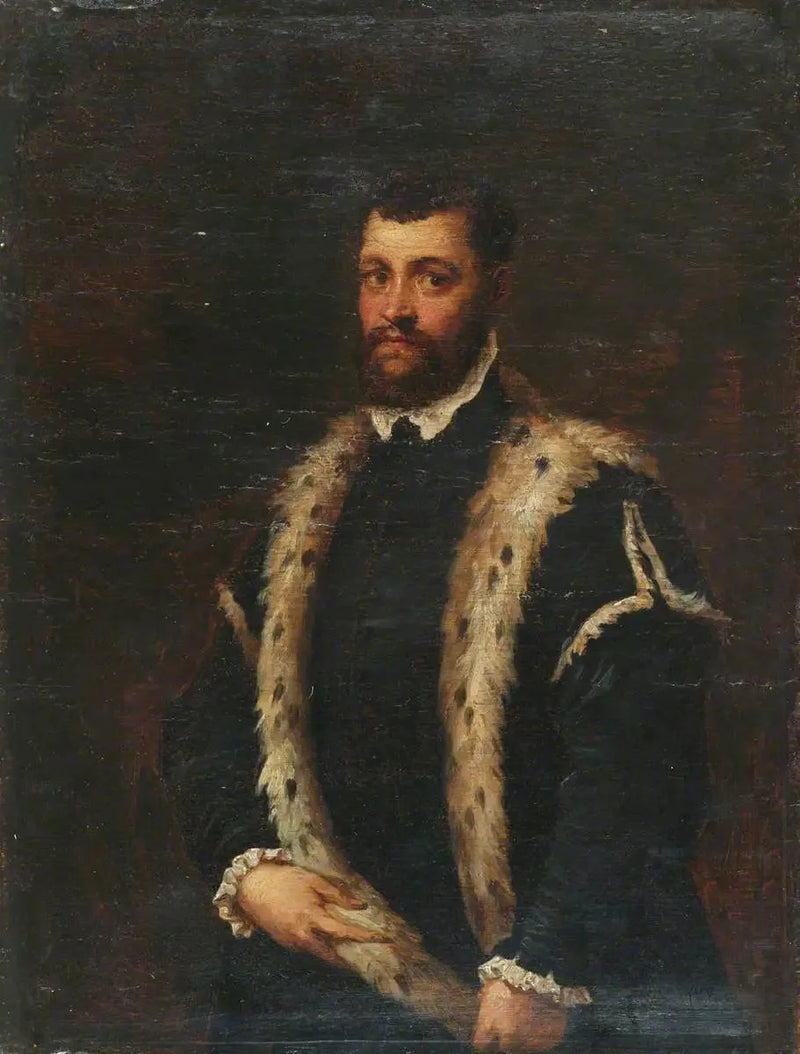 Retrato de homem (de acordo com Tiziano) - David Teniers Júnior