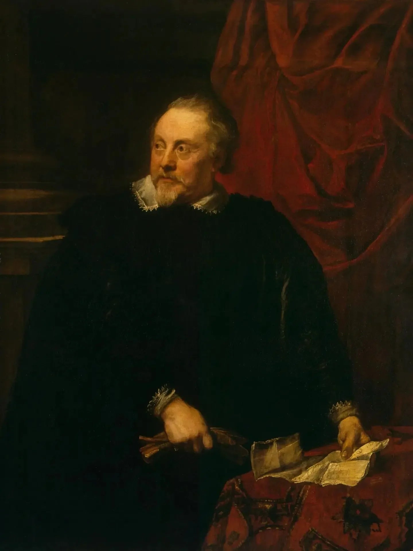 Portrait d'homme (Portrait de Marc-Antoine Lumagne ?) - Antoine van Dyck image 1 reproduction réalisée par Alpha Reproduction