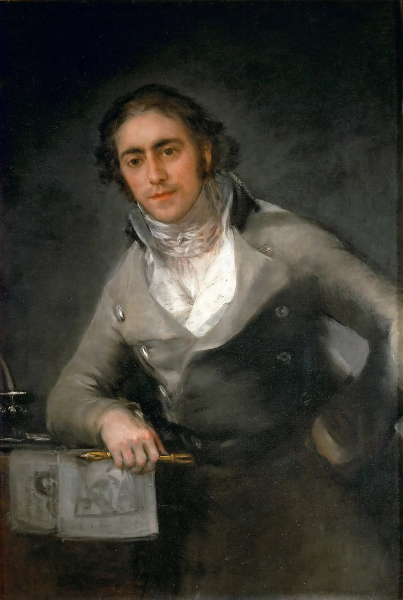 Retrato de homem, também conhecido como Retrato de Don Evaristo Pérez de Castro - Francisco de Goya