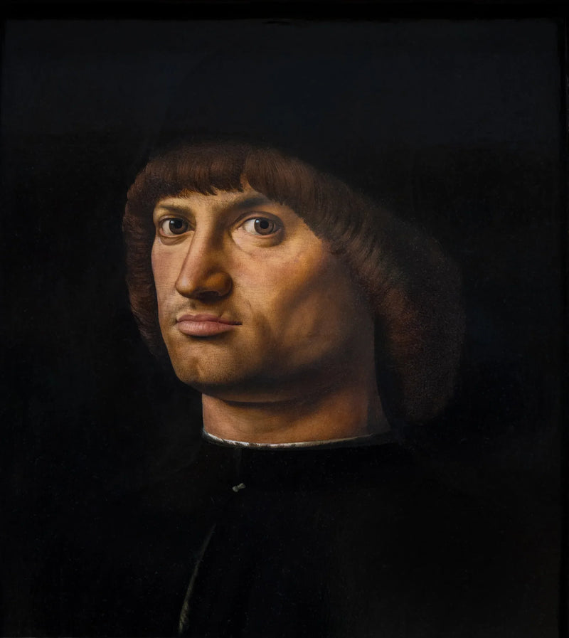 Retrato de homem, conhecido como o condotiero - Antonello de Messina