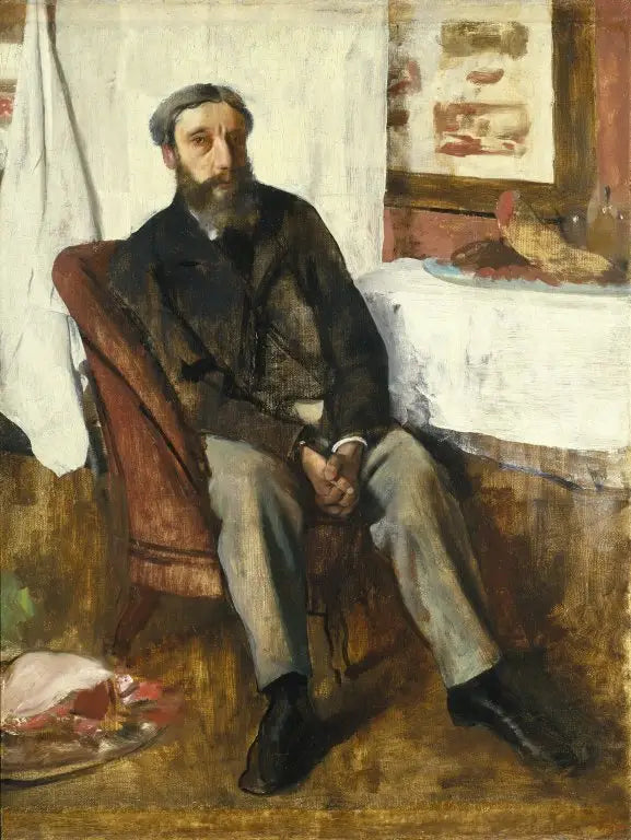 Retrato de homem - Edgar Degas