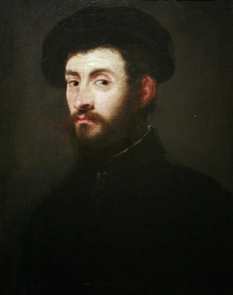 Retrato de homem em busto - Jacopo Tintoretto