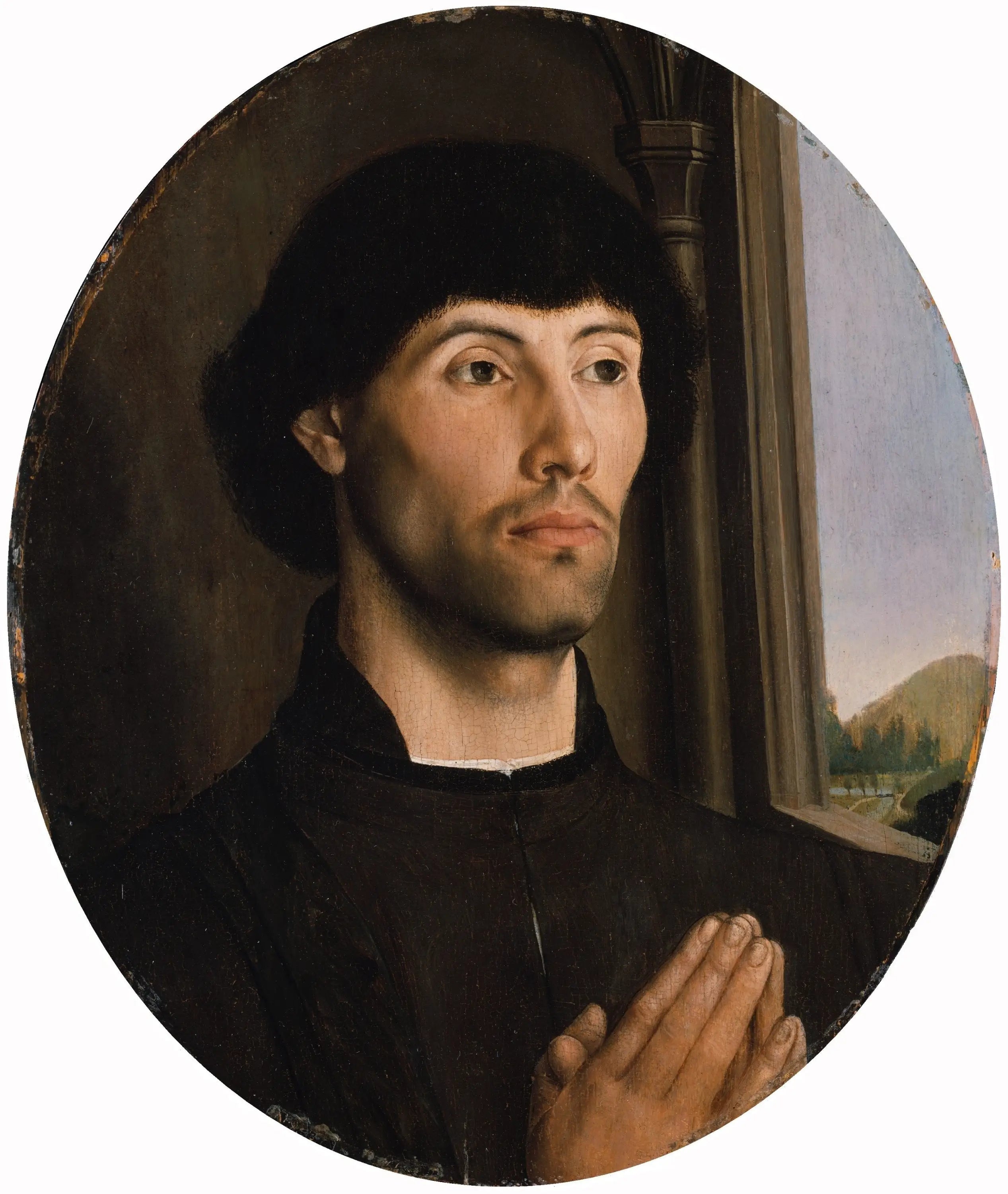 Portrait d'homme - Hugo van der Goes image 1 copie de tableau peinte à la main