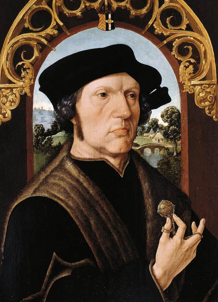 Retrato de homem - Jacob Cornelisz van Oostsanen