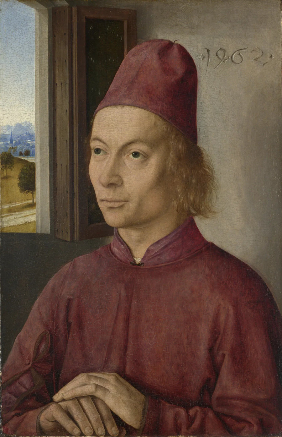 Retrato de homem (Jan van Winckele?) - Dirk Bouts