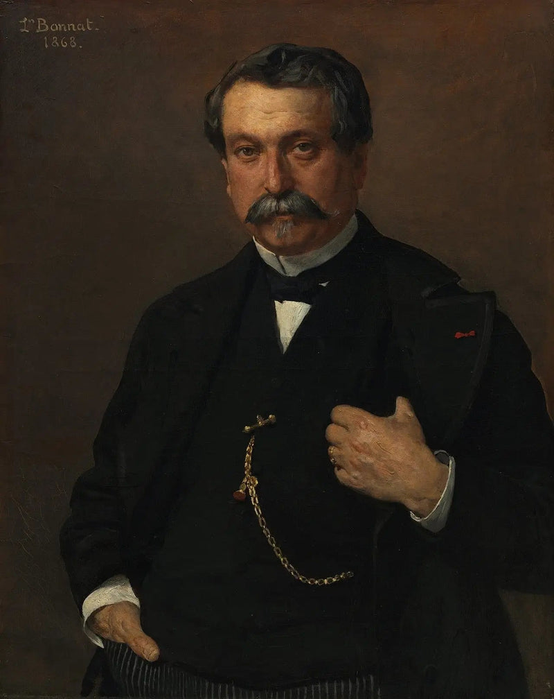 Retrato de homem - Léon Bonnat