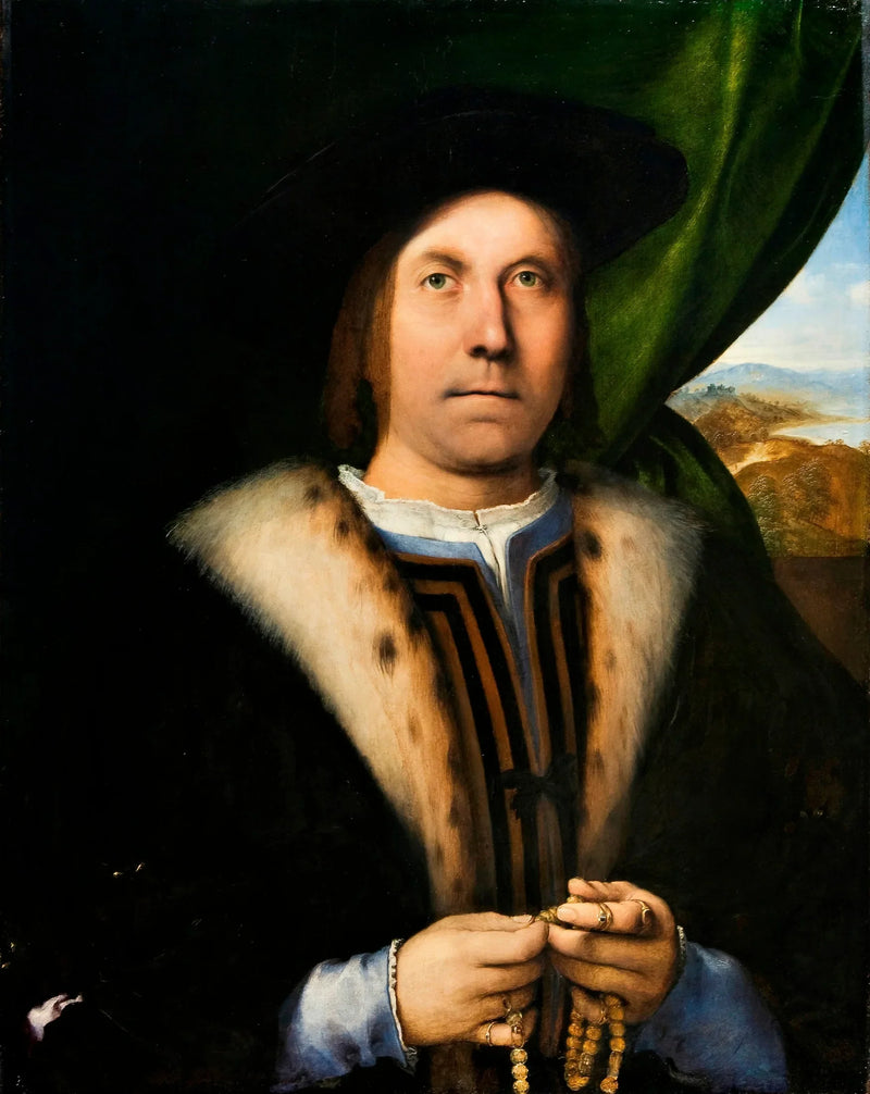 Retrato de homem - Lorenzo Lotto