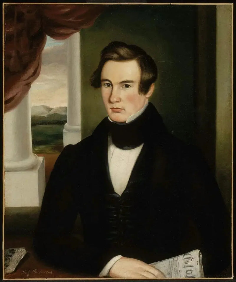 Retrato de homem - Martin Johnson Heade