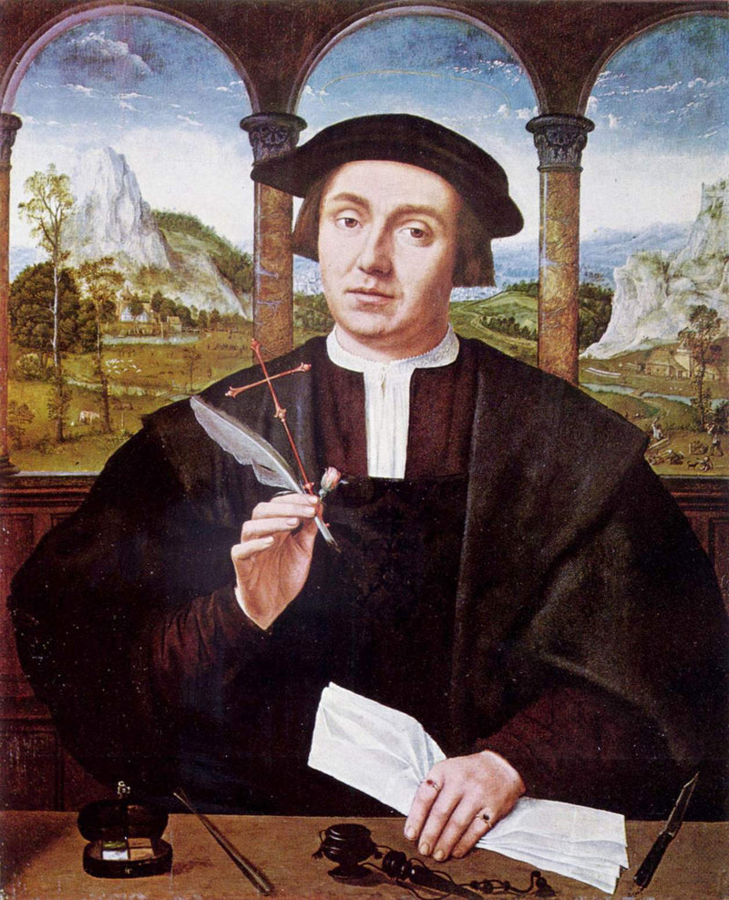 Retrato de homem - Quentin Metsys