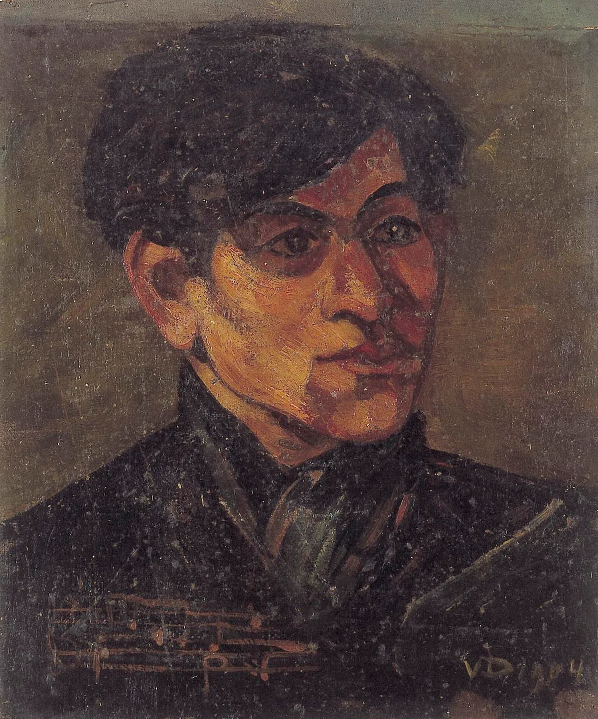 Portrait d'homme - Theo van Doesburg image 1 copie peinte à la main à l’huile