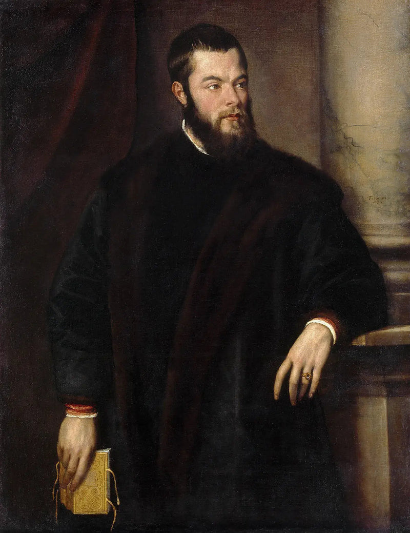 retrato de homem - Titian