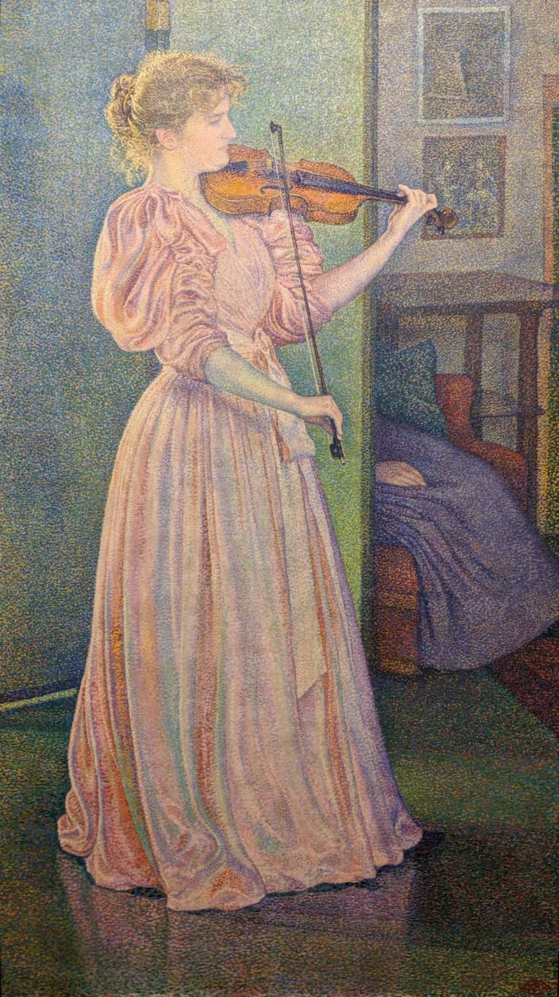 Retrato de Irma Sèthe - Théo van Rysselberghe