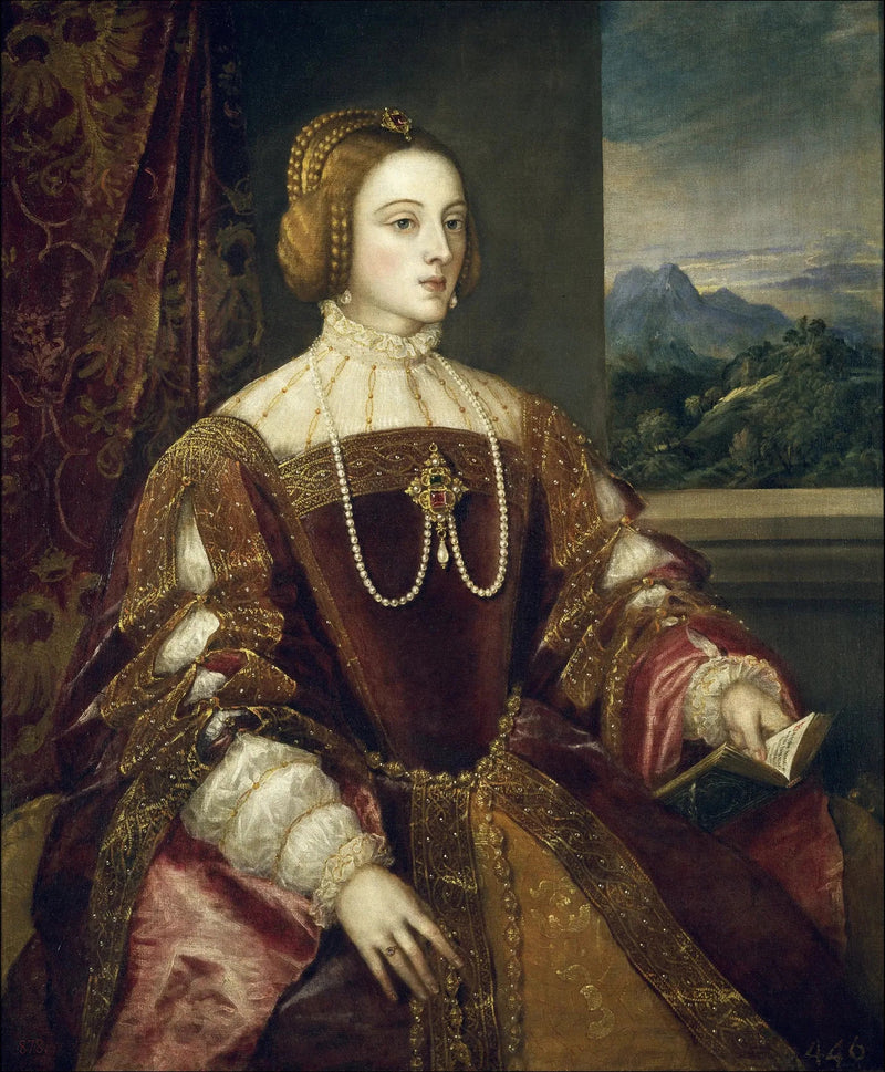 Retrato de Isabel de Portugal - Tiziano