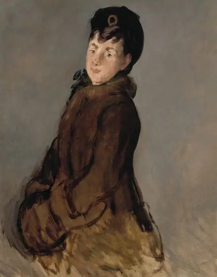Retrato de Isabelle Lemonnier com um manchon - Édouard Manet
