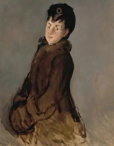 Retrato de Isabelle Lemonnier com um manchon - Édouard Manet