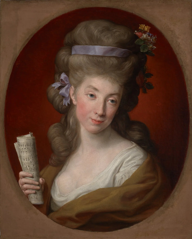 Retrato de Izabela, née Lubomirska, esposa de Ignacy Potocki (1755-1783) - Pompeo Batoni
