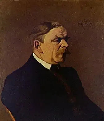 Retrato de Octave Mirbeau - Félix Vallotton