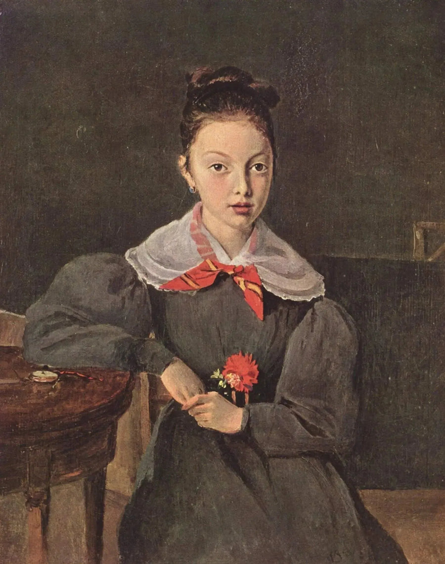 Retrato de Octavie Sennegon - Jean-Baptiste Camille Corot