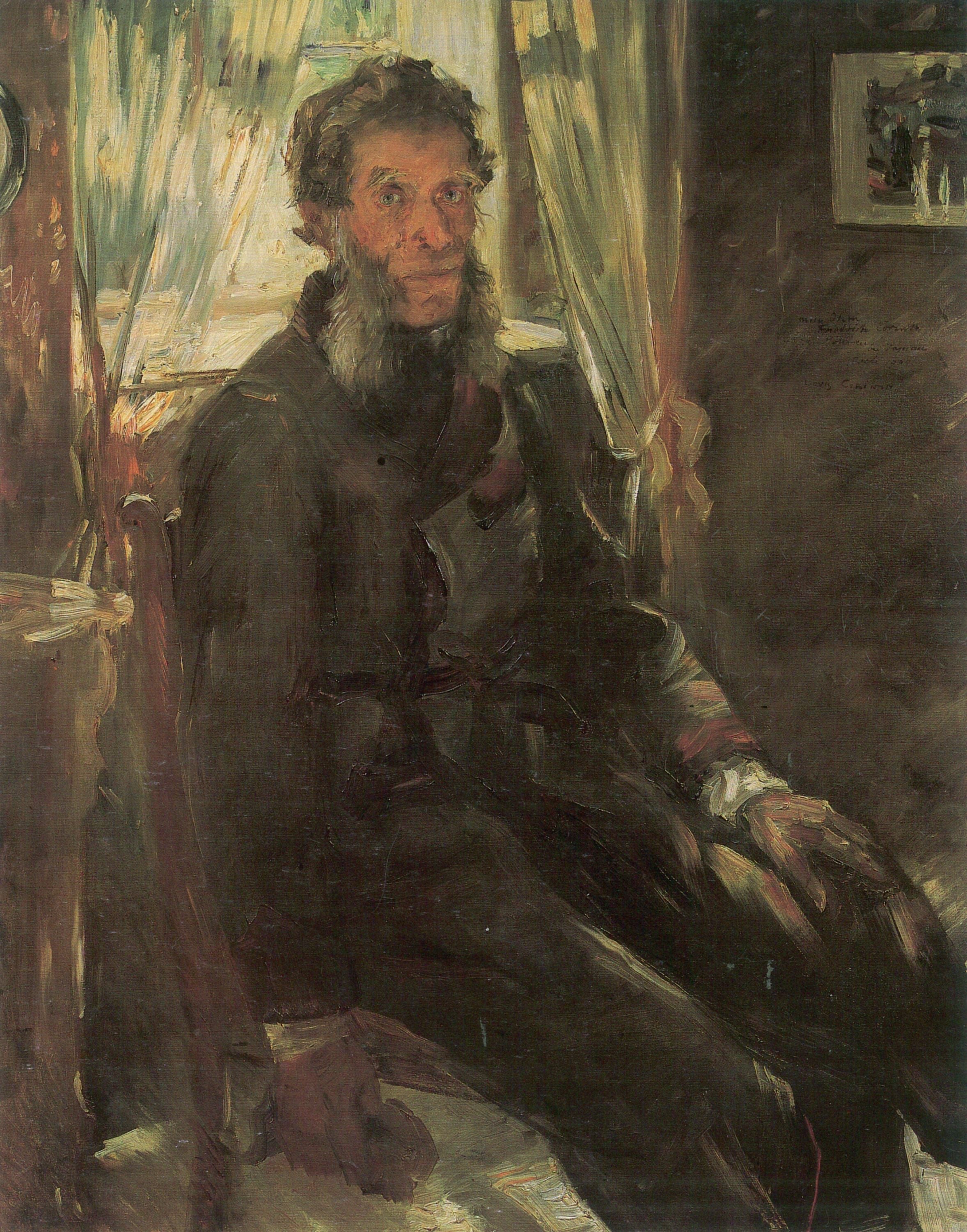 Portrait d'Ohm Friedrich Corinth - Lovis Corinth image 1 copie peinte à la main à l’huile