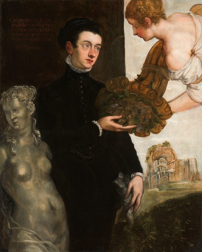 Retrato de Ottavio Strada - Jacopo Tintoretto