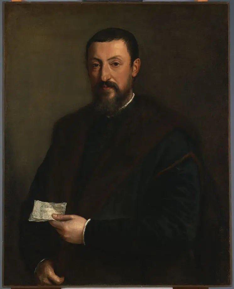 Retrato de um amigo de Tiziano, Marco Mantova Benevides - Tiziano