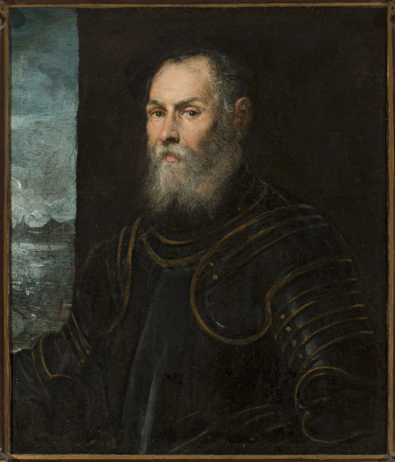 Retrato de um almirante veneziano - Jacopo Tintoretto