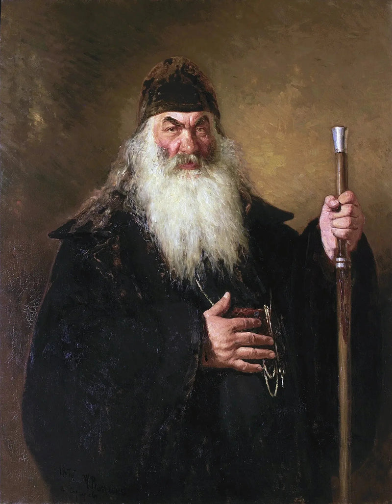 Retrato de um arquidiácono - Ilya Repin