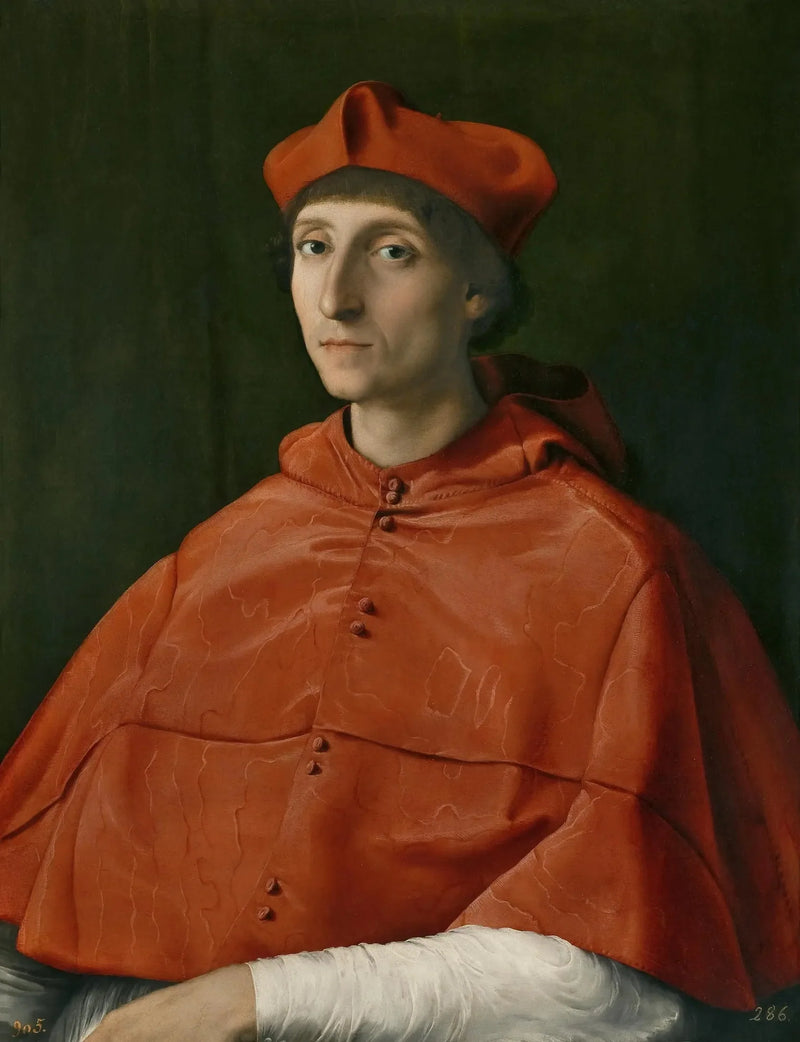 Retrato de um cardeal - Raphaël Sanzio