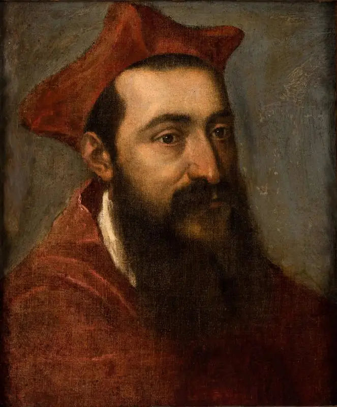 Retrato de um cardeal - Titian