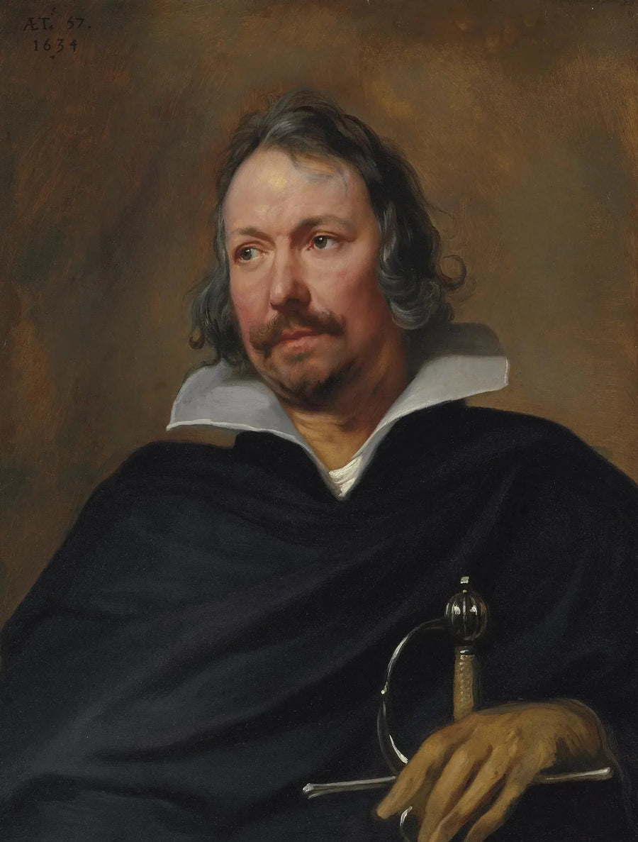 Retrato de um cavaleiro - Antoine van Dyck