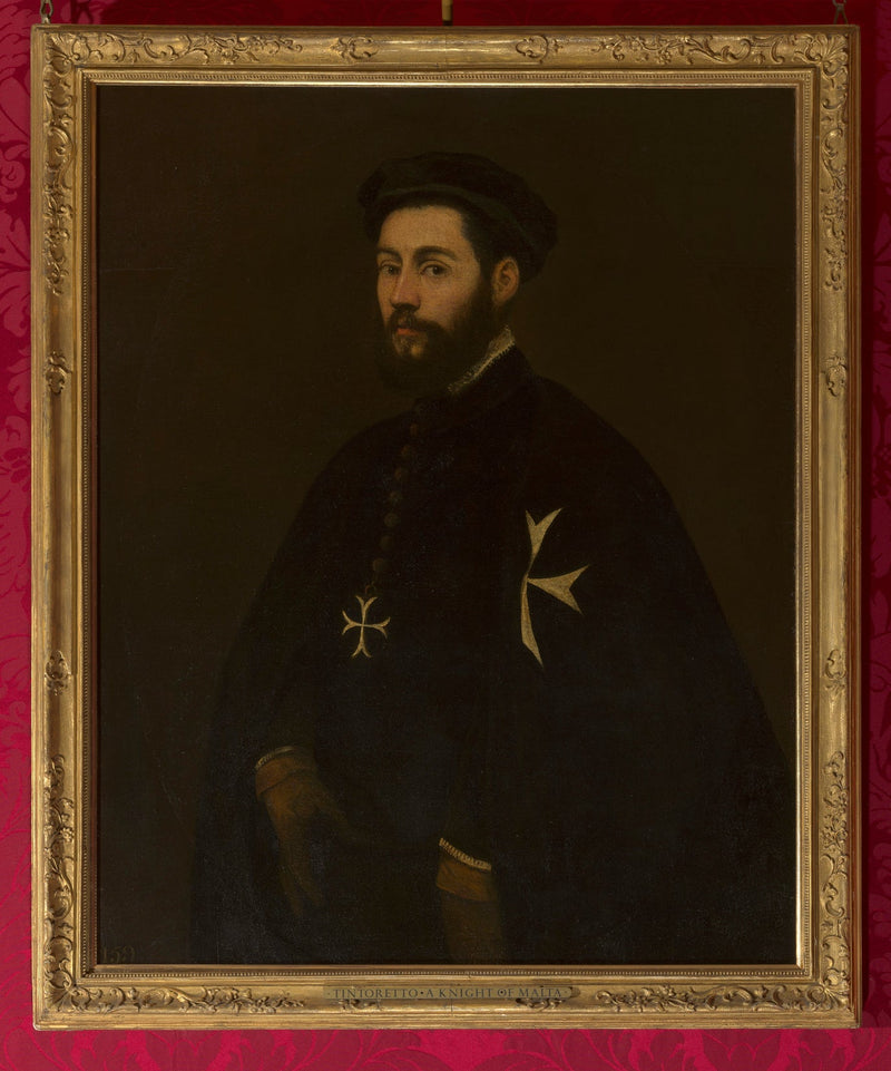 Retrato de um Cavaleiro de Malta - Jacopo Tintoretto
