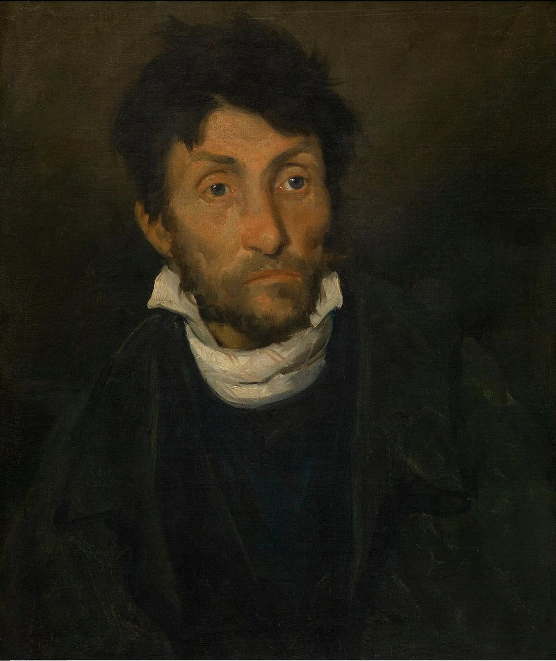 Retrato de um cleptomaníaco - Théodore Géricault