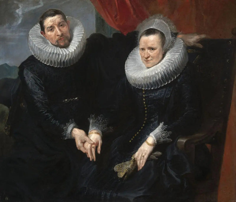 Retrato de um casal casado - Antoine van Dyck