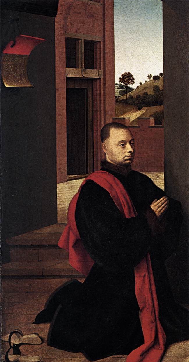 Retrato de um doador - Petrus Christus
