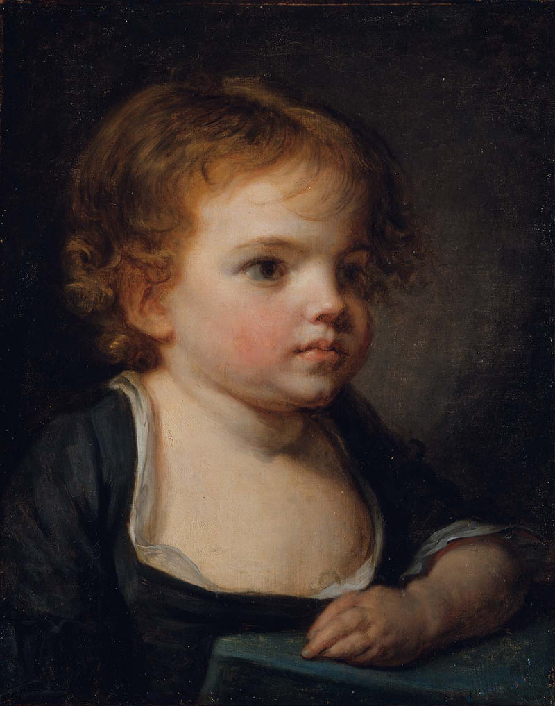 Retrato de uma criança - Jean-Baptiste Greuze