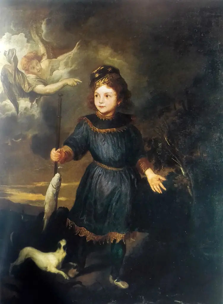 Retrato de uma criança, talvez Tobio Pallavicino no papel de Tobias e o Anjo - Antoine van Dyck