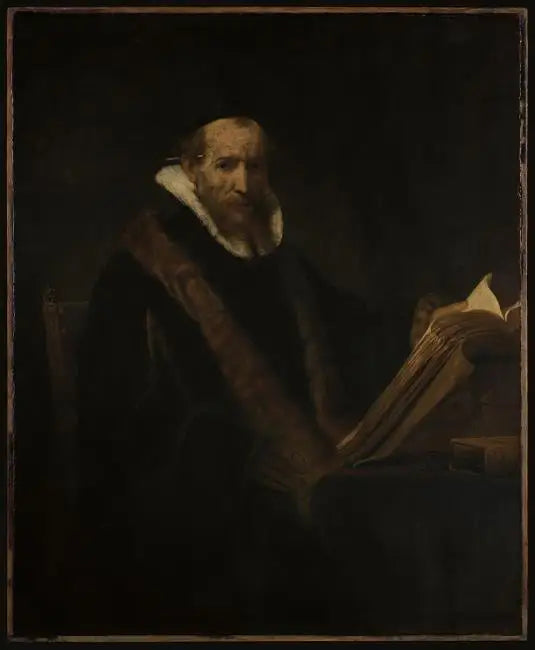 Retrato de um erudito em seu escritório (anteriormente chamado Lipse) - Rembrandt