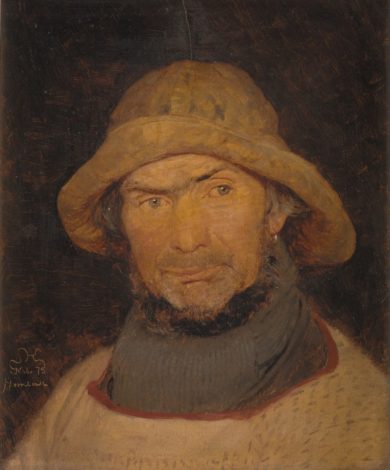 Retrato de um pescador de Hornbæk - Peder Severin Krøyer